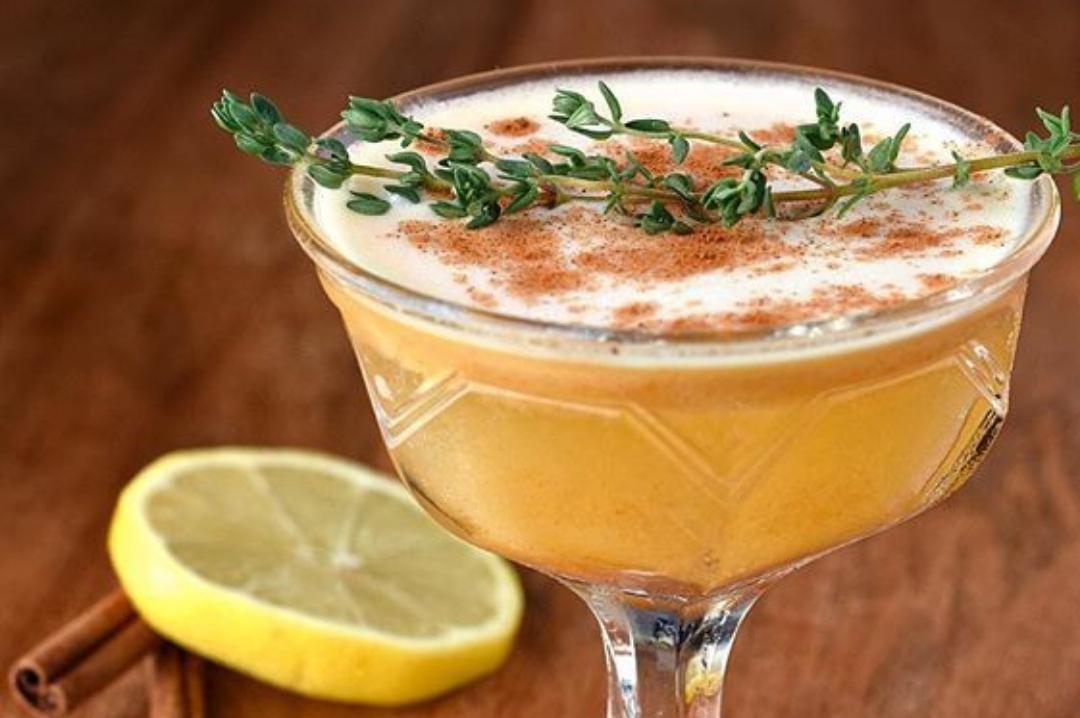 Pumpkin Spice Gin Sour