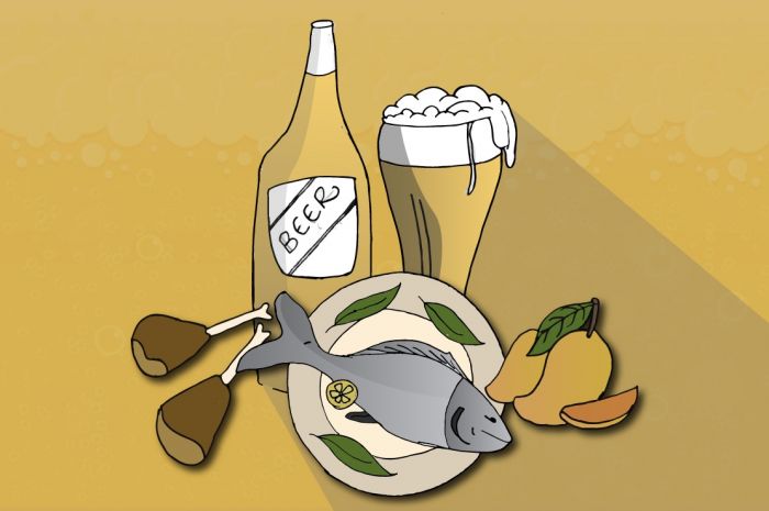 Photo for: Beer and Food Pairings, What Goes with Each Type of Beer?